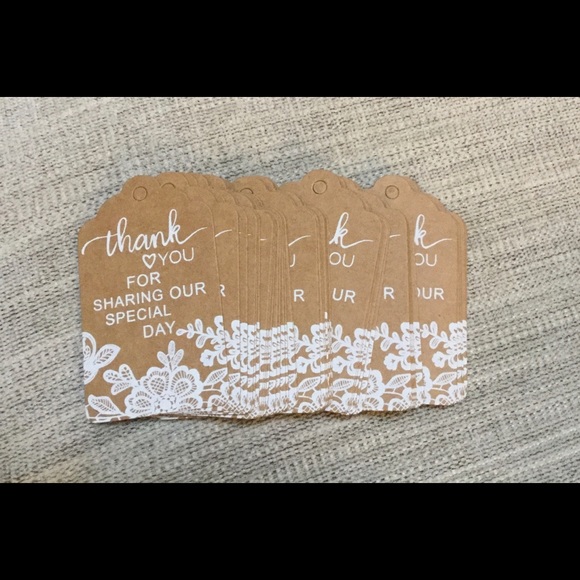 Party Supplies Modern Farmhouse Thank You Tags Labels Special Day
